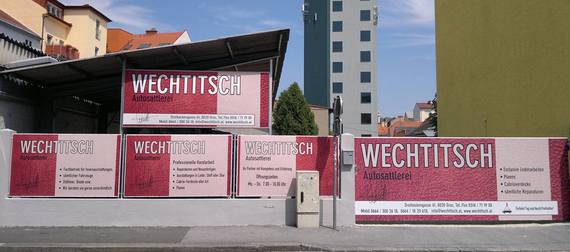 Firma Wechtitsch Front Aussenansicht
